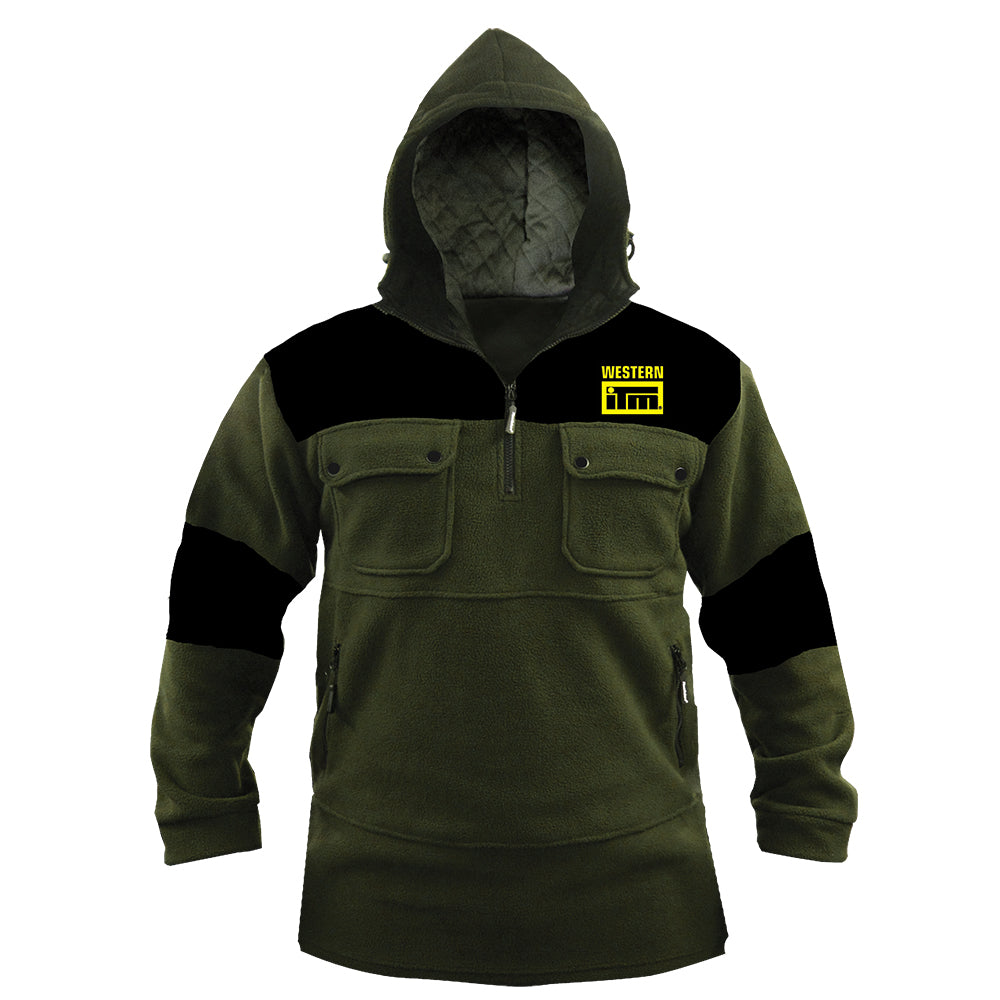 Western ITM Hooded Bush Fleece Shirt with Bonus Free Beanie