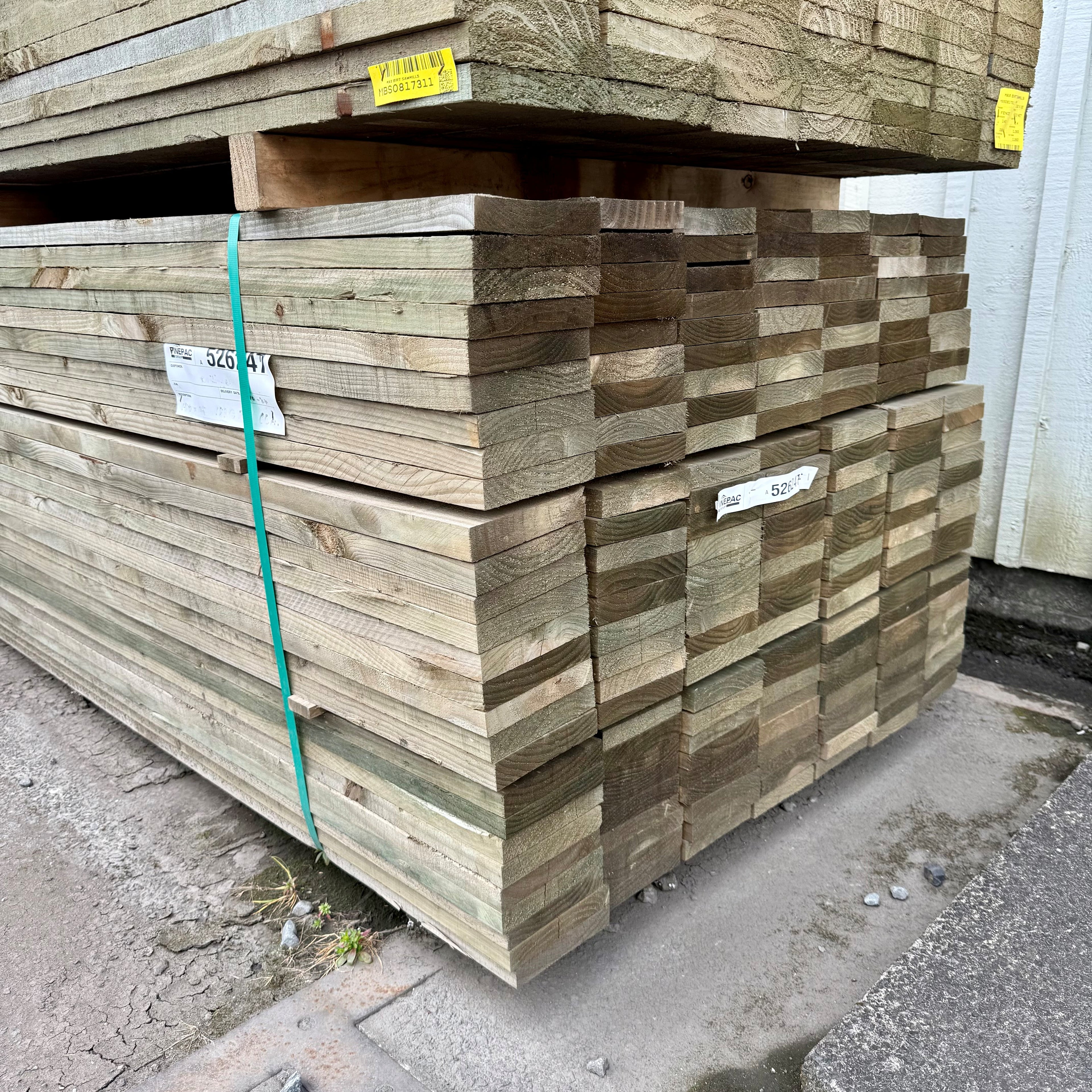 Fence Paling 150x25mm H3.2 Rough Sawn CCA - 1.8m