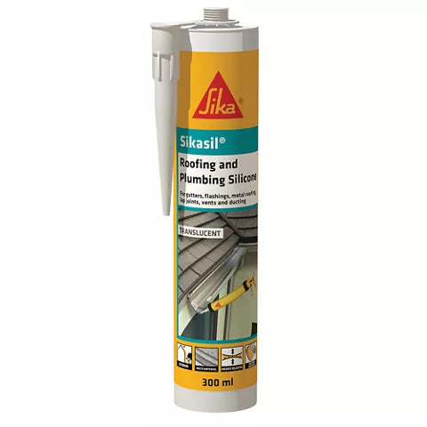 Sika Roofing & Plumbing Silicone 300ml Translucent